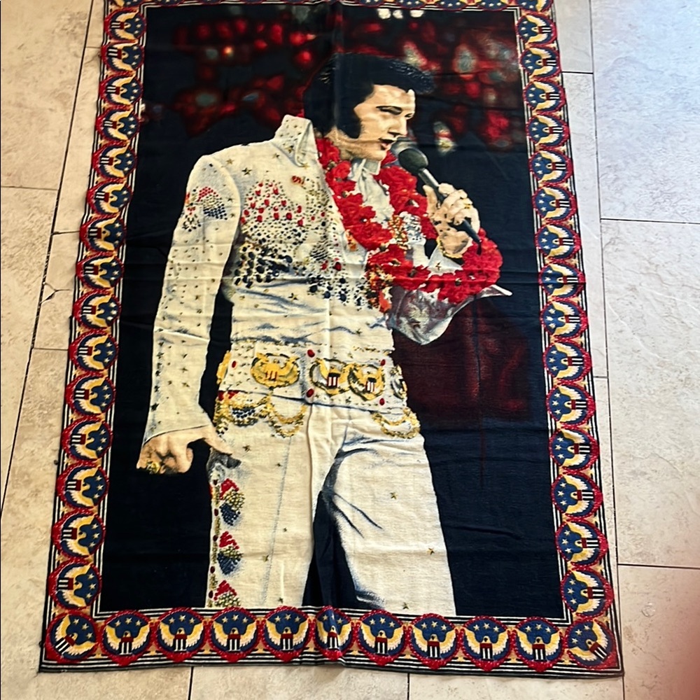 Elvis Presley Hawaii Vintage Wall Throw Tapestry...